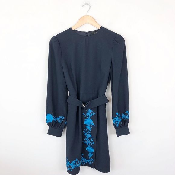 Ted Baker Dresses & Skirts - NWT Ted Baker Zephyra Bluebell Embroidered Dress